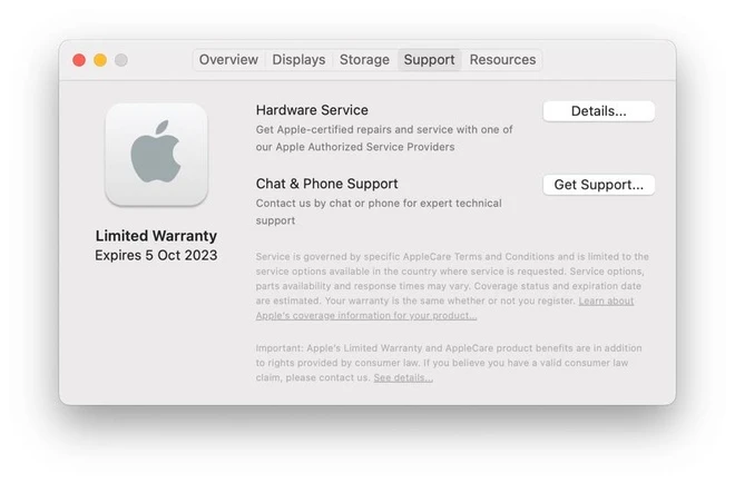 Nên mua những chiếc Macbook Cũ còn AppleCare đặc biệt là AppleCard Plus