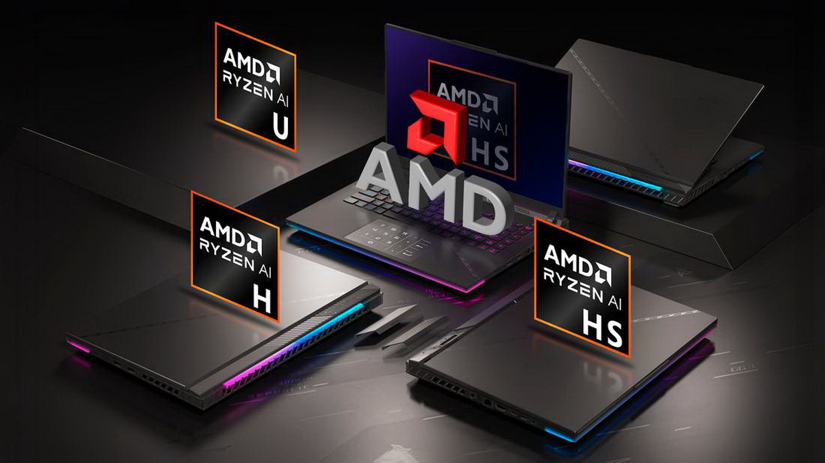 có 3 dòng AMD Ryzen H-Series