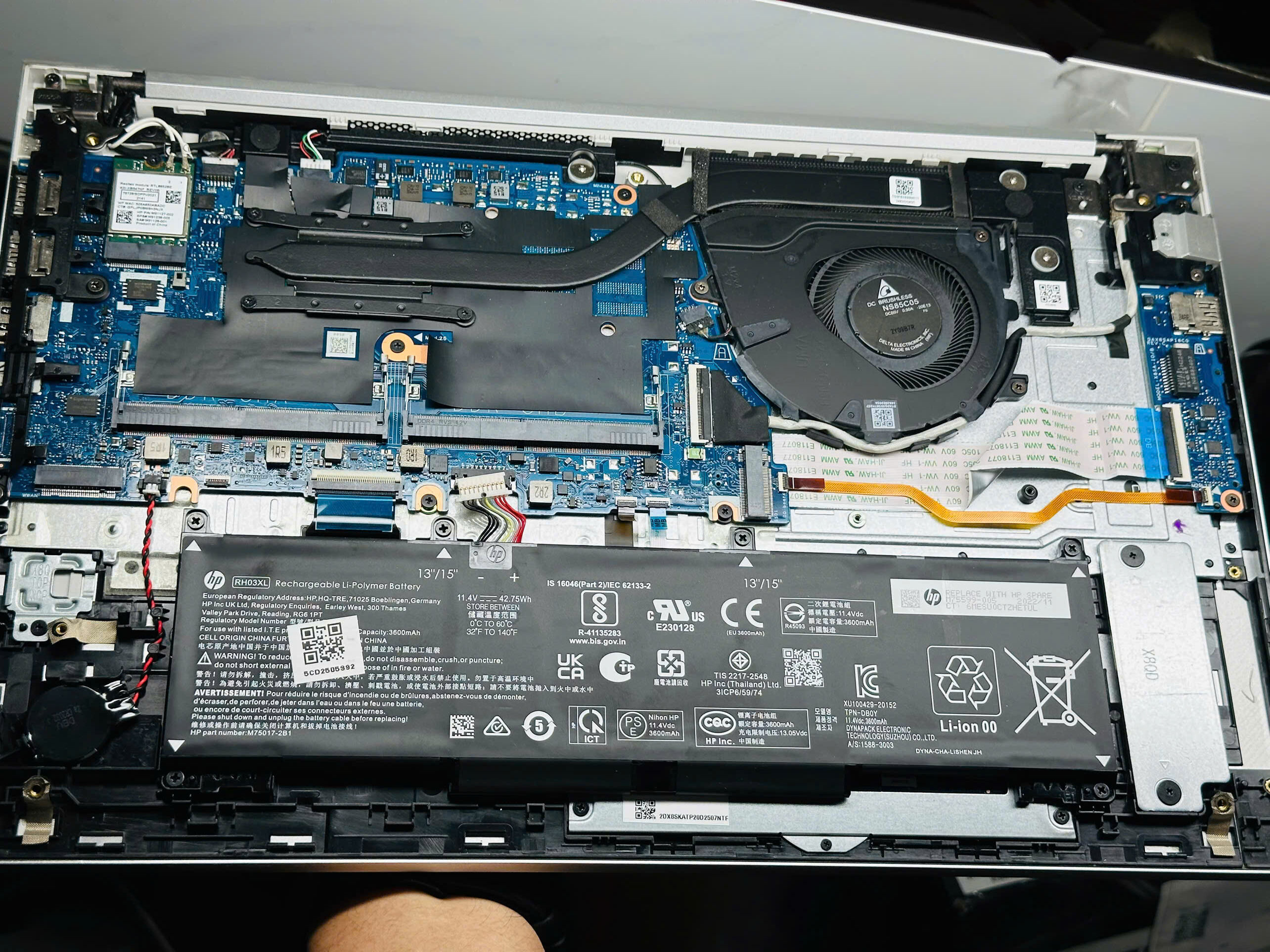 Hệ thống tản nhiệt HP Elitebook 600 Series luôn được tối ưu