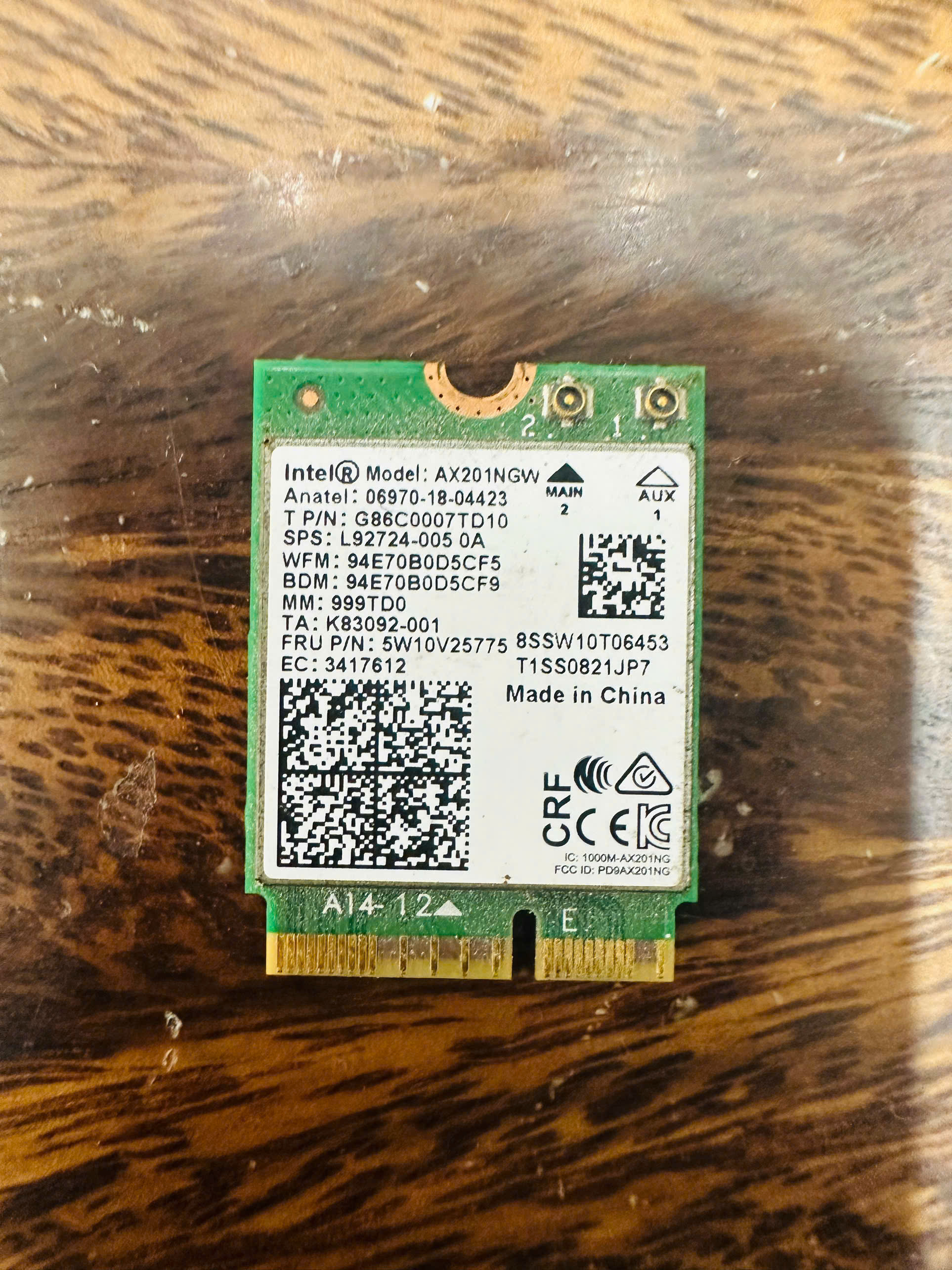 Card Wifi Laptop hãng Intel khá phổ biến và ổn định