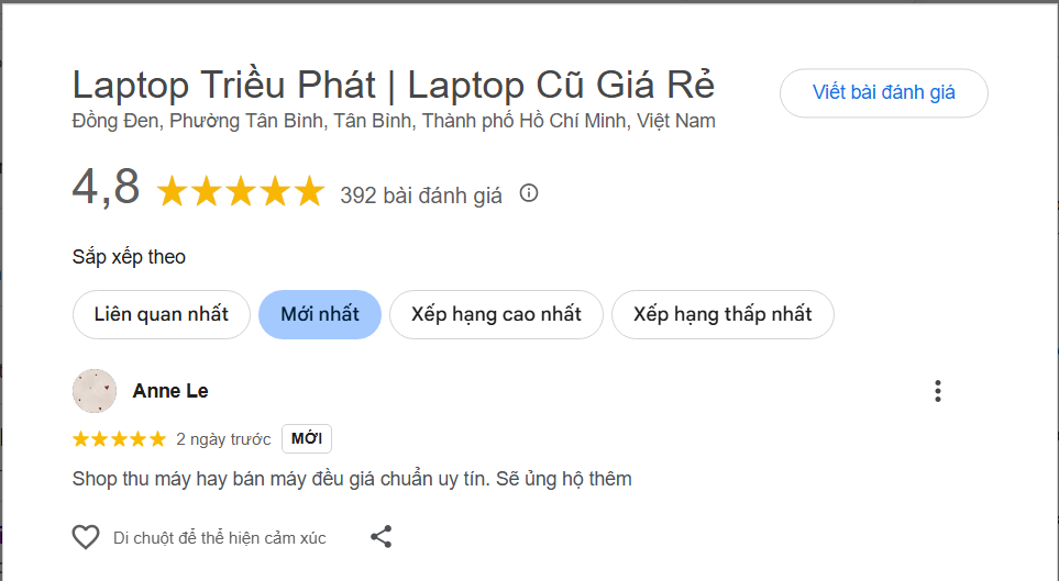 Laptop Triều Phát là đơn vị thu mua laptop cũ uy tín HCM
