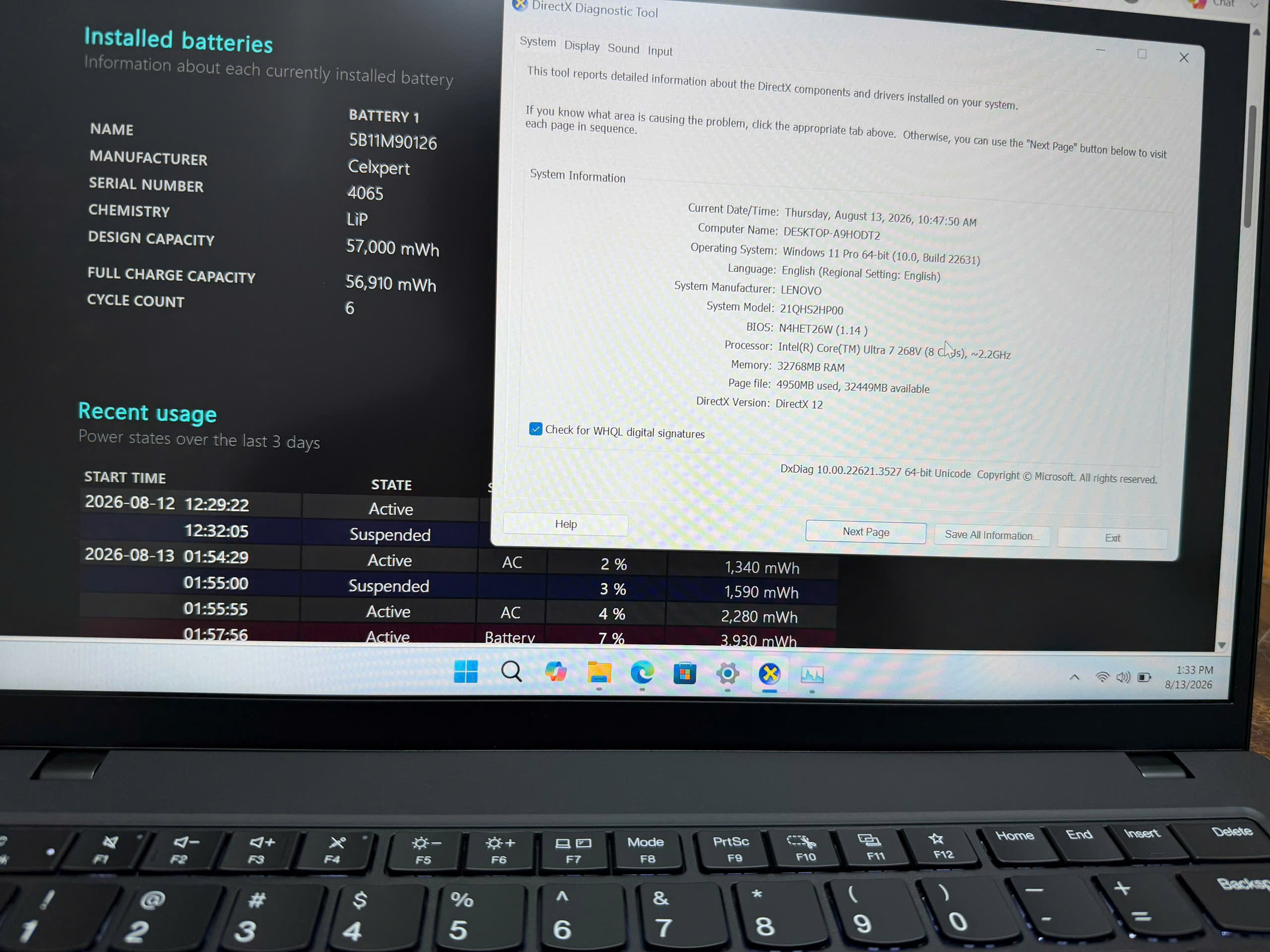 Thinkpad T14 Gen 6 Ultra 7 (8)