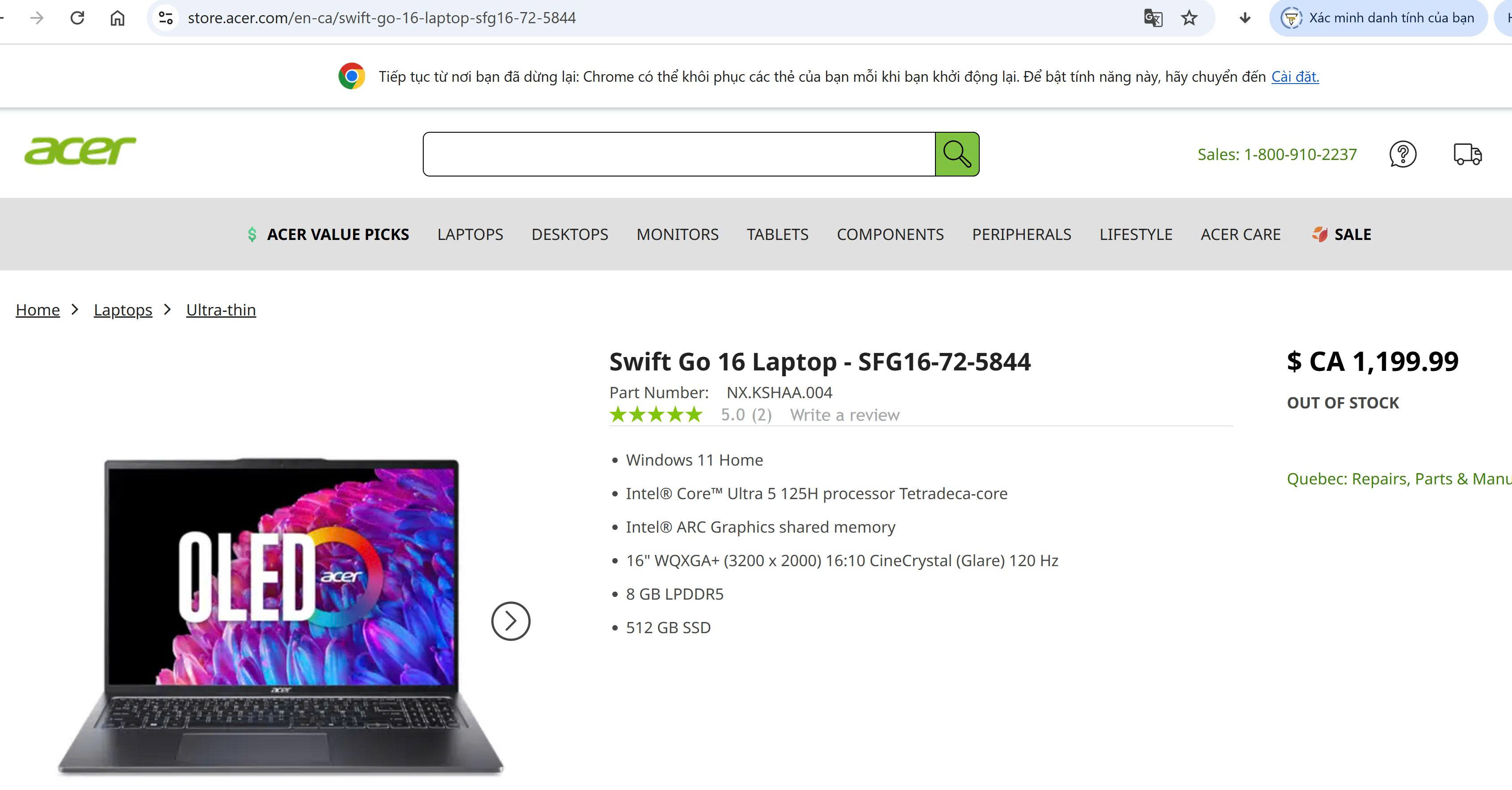 Acer Swift Go 16 Sfg16 72 5844 (2)